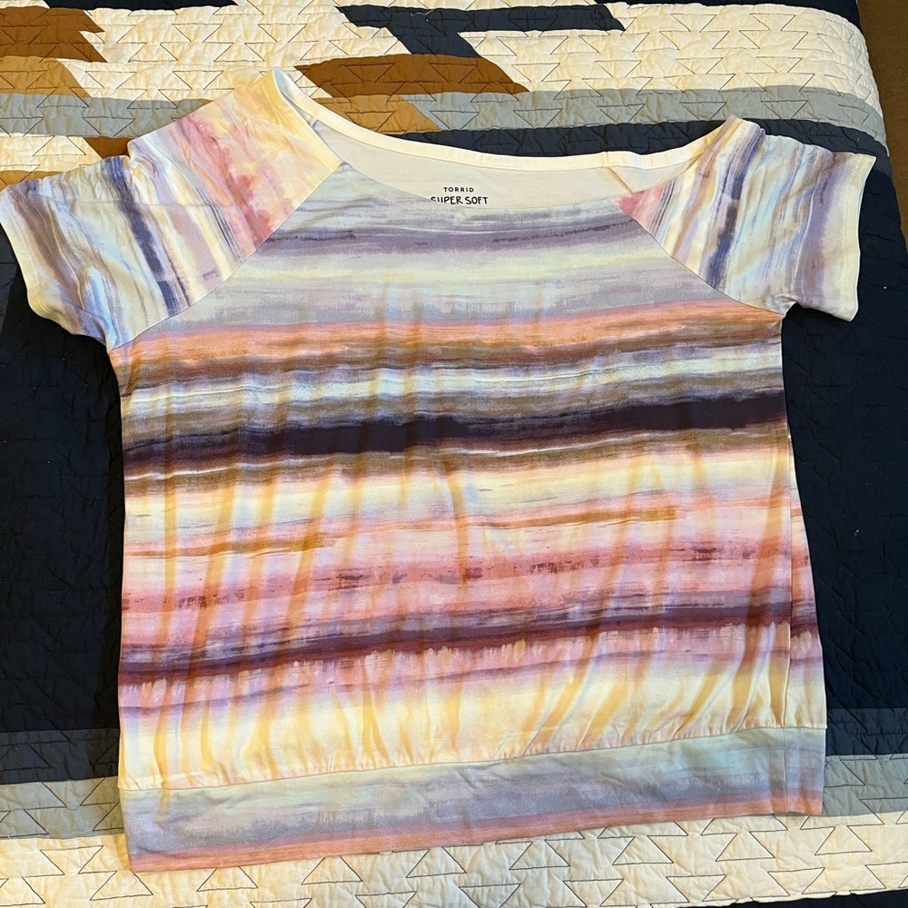 Torrid womens 0 knit tee